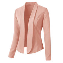 Home&Nest Elegant Slim Blazer Women Cardigan Coat Long Sleeve Jacket Ladies Office Wear Overcoat 2019 Autumn Tweed Blazers 2024 - buy cheap