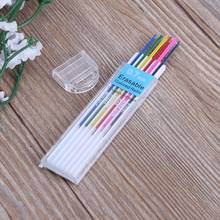1 Box 0.7mm Colored Mechanical Pencil Refill Lead Erasable Student Stationary 2024 - buy cheap