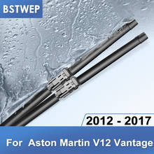 BSTWEP Wiper Blades for ASTON MARTIN V12 Vantage Fit Push Button Arms 2012 2013 2014 2015 2016 2017 2024 - buy cheap