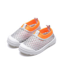 Shoes Children Kids Summer Shoes Air Mesh Net Breathable Fabric Soft Candy  Sneakers For Toddlers Boys Girls Slip-on 21-30 2024 - buy cheap