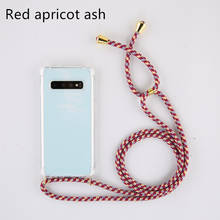 Strap Cord Chain Phone Cover Note 8 9 10 Pro Tape Necklace Lanyard Mobile Phone Case for Samsung Galaxy S7 Edge S8 S9 S10 Plus 2024 - buy cheap