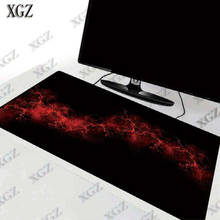 XGZ Red Lines Player Mouse Pad Gaming Large Pad Gamer Big Pc Mat Office Desk Keyboard Game Table Mats Gaming Mousepad Desks 2024 - buy cheap