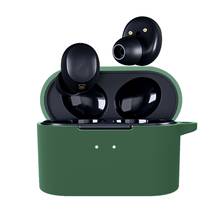 Capa de proteção para fone de ouvidos, caixa de silicone antiqueda para fones de ouvido qcy ht01 2024 - compre barato