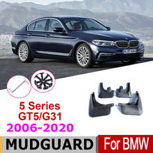 Car Mudflap For BMW G30 5 series E60 E61 F10 F11 G31 F07 GT5 2020-2006 Fender Mud Flaps Guard Splash Flap Mudguards Accessories 2024 - buy cheap