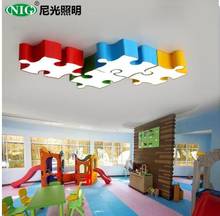 Lego building blocks children's room ceiling led boys and girls creative early childhood kindergarten playground children's para 2024 - buy cheap