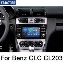 Radio Estéreo con GPS para coche, reproductor Multimedia con Android, BT, Audio, para CLC Mercedes Benz, clase CL203, 2008, 2009, 2010, NTG 2024 - compra barato