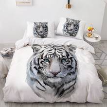 3D Bedding Sets Leopard Custom Duvet Quilt Cover Set Comforter Bed Linen Pillowcase King Queen Full Size 140*210 Home Texitle 2024 - купить недорого