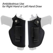 Left Right Hand Tactical Gun Holster Concealed Carry Holsters Belt Metal Clip IWB OWB Holster Hunting Airsoft Handgun Bag Case 2024 - buy cheap