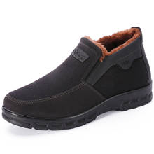 Botas de invierno antideslizantes para hombre y mujer, botines de piel cálida, impermeables, con suela superior para nieve, de alta calidad, estilo abuelo, Tallas grandes 2024 - compra barato