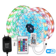 5050 Led Strip 5m RGB RGBW RGB+WW LED Strip Light Wifi Controller Power Adapter Ribbon LED Diode Tape Light 2024 - buy cheap