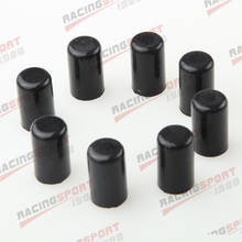 8PCS 6mm 1/4" Silicone Blanking Cap Intake Vacuum Hose End Bung Plug Caps Black/Blue/Red 2024 - купить недорого