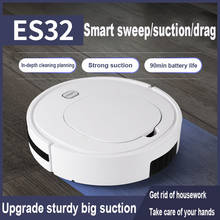 ES32 умный робот пылесос 3 в 1 перезаряжаемый дом ленивый робот для подметания пола Бытовая Чистящая машина 2024 - купить недорого