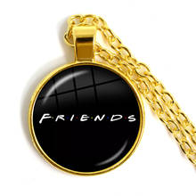 America TV Friends Show Pendant Necklace For Women 25mm Glass Cabochon Jewelry Christmas Gifts For Best Friends 2024 - buy cheap