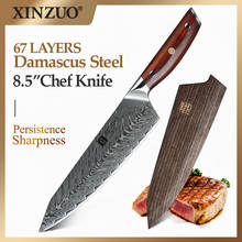 XINZUO 8.5" Inches Chef Knife 67 Layers Japanese VG 10 Damascus Steel Kitchen Knife Brand New Chef Cook Cleaver Rosewood Handle 2024 - buy cheap