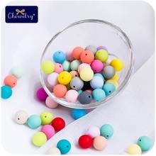 40pc 15mm Silicone Teething Beads Food Grade Silicon Beads DIY Nursing Bracelet Necklace Pacifier Chain Clips Gift Baby Products 2024 - buy cheap