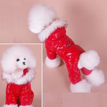 Winter Warm Jumpsuit for Dogs Faux Fur Hoodie Teddy Dog Parkas Eleastic  Waist Overalls for Dogs XS S M L XL XXL 2024 - buy cheap