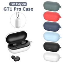 Capa protetora para haylou gt1 pro, proteção macia de silicone para fones de ouvido sem fio para haylou gt1 pro 2024 - compre barato