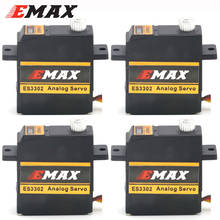 Emax-Mini Servo analógico ES3302, engranaje de Metal, 4,8 V/6,0 V, 2,4/2.8kgf.cm, para aeroplanos, helicópteros y juguetes teledirigidos 2024 - compra barato
