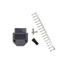 Normal OBD2 OBDII 16 Pin Female connector OBD 16Pin Female Plug with 16 Terminals 2024 - buy cheap