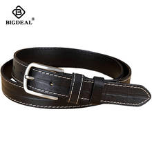 Belts for Women Fashion Female Genuine Leather Waist Belt Pin Buckle Vintage Women Designer Belts Strap Gifts 2.8cm Width 2024 - buy cheap