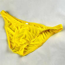 Ice Silk Men's Bikini Underwear Low-waist Male Panties Men Sexy Underwear Translucent Briefs Triangular Shorts Lingerie 2024 - buy cheap