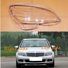 For Benz C-Class W204 C180 C200 C220 C280 C300 2007 2008 2009 2010 Car Headlight cover Headlamp Lens Auto Shell Cover 2024 - buy cheap