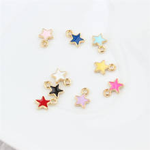 2019 New Arrival Zinc Alloy Enamel Charms Mini Stars Charms 20pcs/lot For DIY Jewelry Making Finding Accessories 2024 - buy cheap