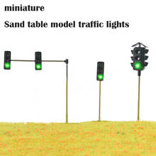 miniature  Sand table model traffic lights  Lighting materials  Highway Railway Station Warning Light Traffic Signal Light  DIY 2024 - buy cheap