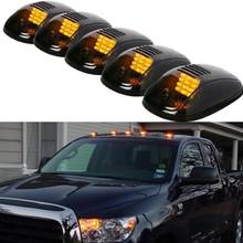 5pcs Car Cab Roof Marker Lights For Truck SUV DC 12V 9-LED Black Smoked Lens Clearance Marker LED Roof Lamps Doom Lights 2024 - buy cheap