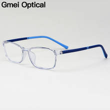 Gmei optical ultralight tr90 óculos armação homem retangular prescrição óculos miopia quadros ópticos masculino óculos m2061 2024 - compre barato
