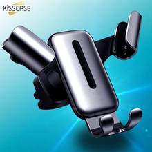 KISSCASE Mobile Phone Gravity induction Car bracket For iPhone 12 Pro MAX Car Phone Holders For Huawei Mate 30 Pro Xiaomi Huawei 2024 - buy cheap