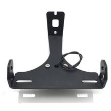 Suporte para placa de moto, rack de fixação da placa, luz traseira para motocicleta ducati 848 1098 1198 1098r 1098s 2024 - compre barato