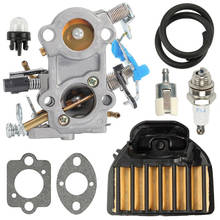 Acessórios do carburador wta29 kits para husqvarna 455 460 rancher jonsered cs2255 filtro de ar lâmpada spark plug carburadores da tubulação combustível 2024 - compre barato