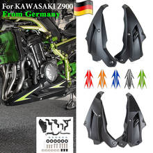 Обтекатель для спойлера двигателя мотоцикла Bellypan, комплект рамок для кузова, нижняя панель для Kawasaki Z900 2017 2018 2019 Carbon 2024 - купить недорого