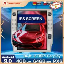 For Toyota Tundra 2014 +Tesla Screen PX6 Android 9.0 Car Radio Player GPS Navigation Auto Stereo Multimedia DSP Carplay SIM Slot 2024 - buy cheap