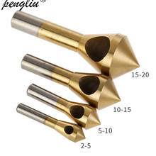 4pcs/set Titanium Coated Countersink Deburring Center Stepped Metal Drill Bits Expanding Chamfering Tools 2-5/5-10/10-15/15-20mm 2024 - buy cheap