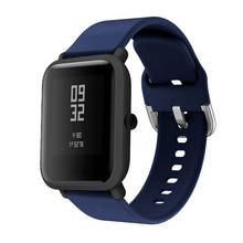 Ремешок силиконовый для смарт-часов Xiaomi Huami Amazfit Bip Youth Watch, сменный Браслет 2024 - купить недорого
