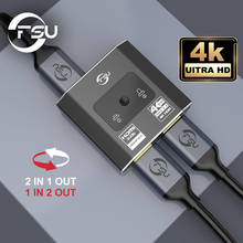 Bi-Direction HDMI-compatible Switcher 2.0 HDMI-compatible Splitter 4K 60Hz HDMI-compatible Adapter Converter for PS5 Box MiBox 2024 - buy cheap