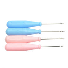 MIUSIE Sewing Awl Shoes Bags Hole Hook Handmade Leather Tool Plastic Handle Cone Needle Shoe Repair Needles Sewing Accessories 2024 - buy cheap