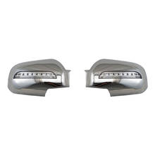 Novel style Car accessories 2PCS for Hyundai Tucson 2006 2007 2008 2009 ABS Chrome plated door mirror covers with LED 2024 - buy cheap