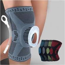 1pc profissional joelho cinta patela gel almofadas joelho compressão manga suporte para homens mulheres basquete ciclismo menisco protetor 2024 - compre barato
