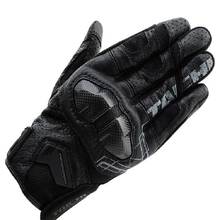 Перчатки TAICHI из углеродного волокна для мотогонок, кожаные дышащие защитные митенки для езды по бездорожью 2024 - купить недорого