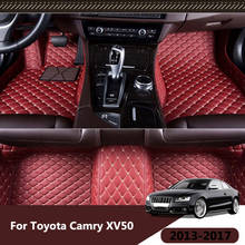 Car Floor Mats For Toyota Camry XV50 2017 2016 2015 2014 2013 2012 Custom foot Pad automobile carpets Auto Interior Accessories 2024 - buy cheap