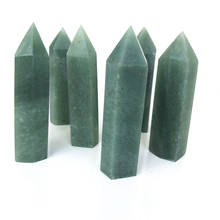 Natural Green Aventurine Obelisk Quartz Crystal Wand Point Healing Decoration Natural Quartz Crystals 2024 - buy cheap