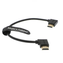 Alvin's Cables Z Cam-Cable E2 en forma de L, compatible con HDMI, de ángulo recto a ángulo recto, Cable HDMI de alta velocidad para Monitor Portkeys BM5 2024 - compra barato