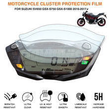 Motocicleta cluster scratch proteção filme instrumento velocímetro tela adesivo para suzuki sv650 GSX-S750 GSX-S1000 2016-2020 2024 - compre barato