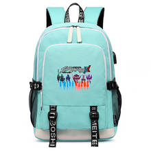 DARLING in the FRANXX Anime USB Laptop Backpack ZERO TWO School Bags Teenage Boys Cartoon Bookbag  Women Oxford Travel Bagpack 2024 - buy cheap