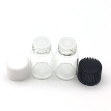 50pcs 2ml Glass Bottle with Orifice Reducer Small Essential Oil Bottles Perfume Clear Vials 2024 - buy cheap