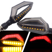 LED Motorcycle Turn Signal Lights 12V Indicator Moto Clignotant Blinker DRL Lamp FOR Kawasaki ER6n ER6f Z125 Z250 Z800 Z100 2024 - buy cheap