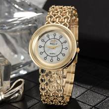 Новые золотые женские часы с бриллиантами, роскошные Брендовые женские часы-браслет, модные кварцевые наручные часы, подарки для женщин, часы Reloj Mujer 2024 - купить недорого